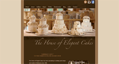 Desktop Screenshot of houseofelegantcakes.com.au